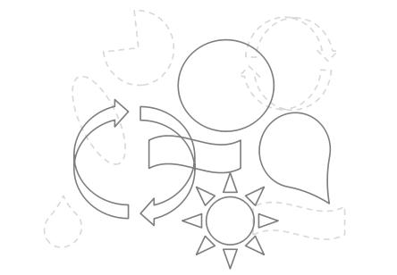 陽光、循環(huán)、綠色、科技因素構(gòu)成正能量科技新LOGO圖形聯(lián)想